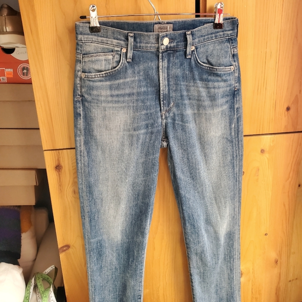 Agolde Women's Camille Mid Wash Slim Leg Jeans Size 27